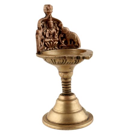 Brass Oil lamp Lakshmi Vilakku Traditional Kerala Lamp